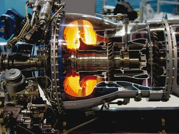 Fig. 2 - Particular of a gas turbine